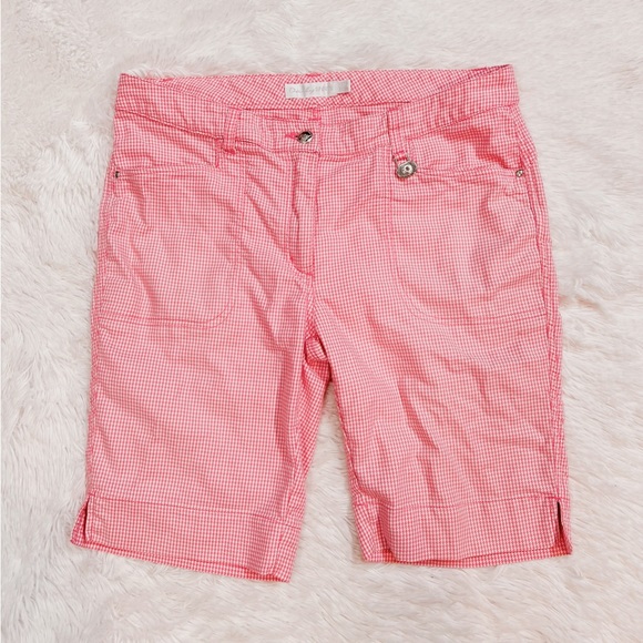 Daily Sports Pants - Daily Sports Pink Gingham Shorts